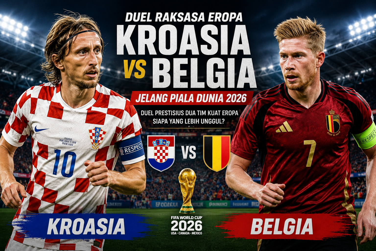 Kroasia vs Belgia